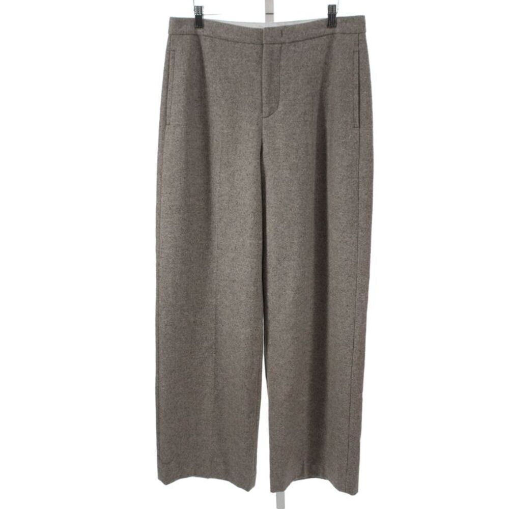 Vince Women Gray Wool Dress Pants Zip Size 10